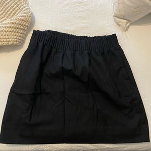 J. Crew Black Paperbag Skirt-Size 12